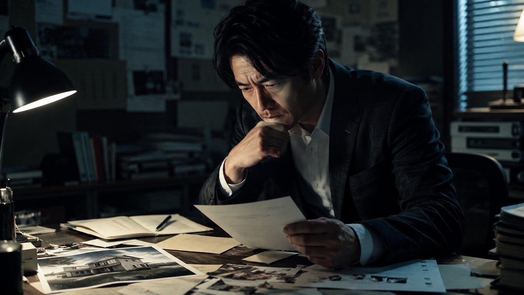 Ilustrasi awal misteri Malice Keigo Higashino di ruang kerja penulis